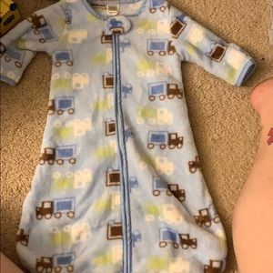 Zip up blanket sleeper